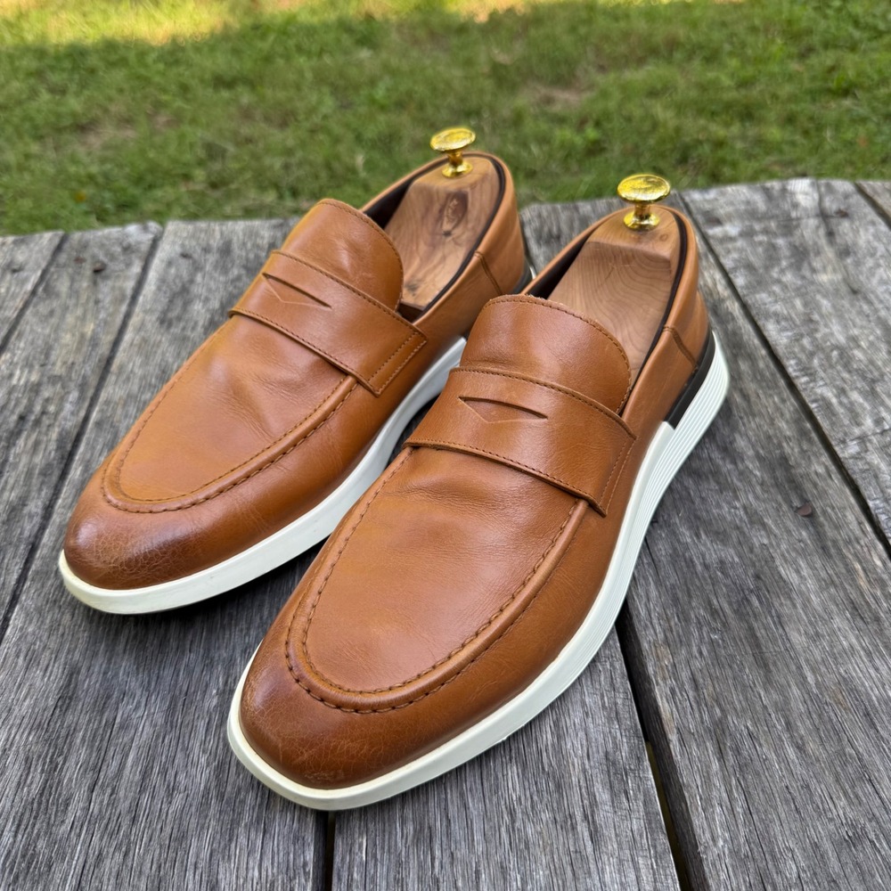 Wolf & Shepherd Crossover Loafer Honey Brown Leather Mens 11.5 M WS-S21-SS04